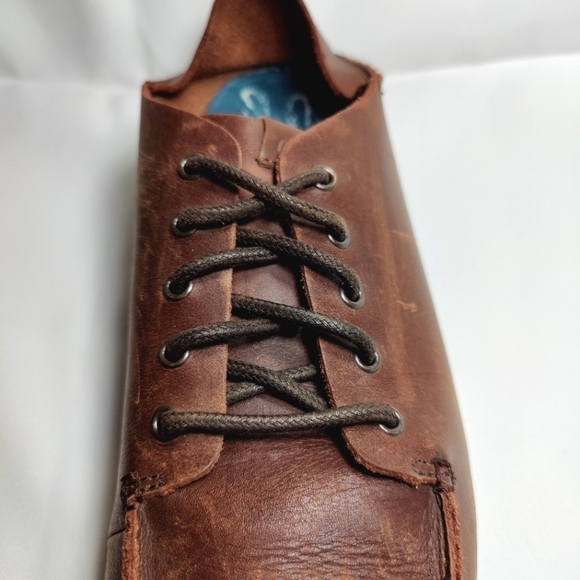 Olukai Nalukai  Slides Drop in Heel Brown Leather Slip On Loafer Men's Shoe 9.5M - Picture 5 of 12